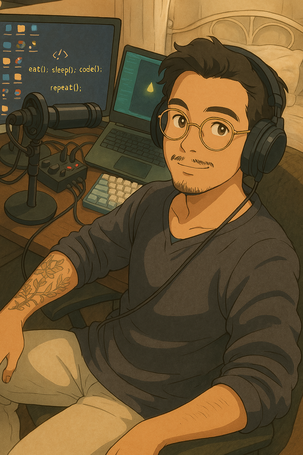 Abiel Jesrrel (Relly) Delgado Lee al estilo de Studios Ghibli